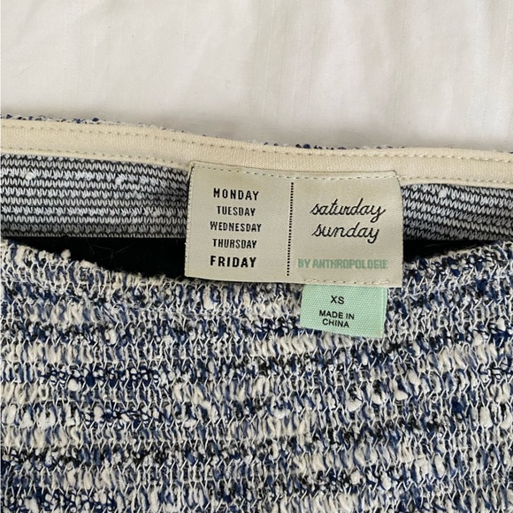 Anthropologie Saturday Sunday Textured Pullover Sweater Top - Picture 3 of 6
